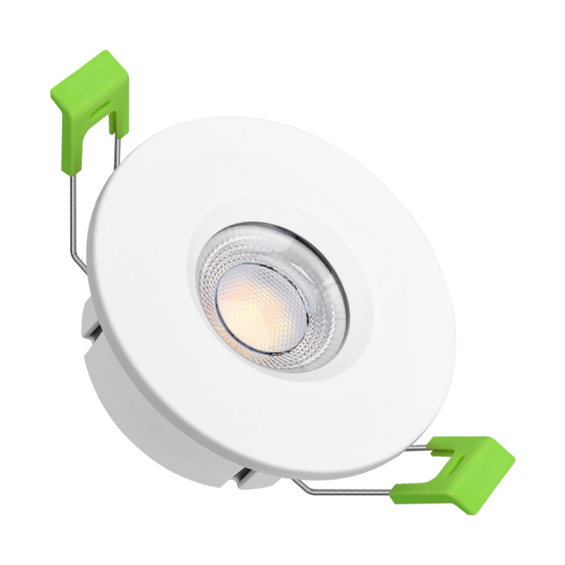 7W/5W, LED FIRE RATED DOWNLIGHT, Triac dimmable, IP65 with 4CCT and power selectable